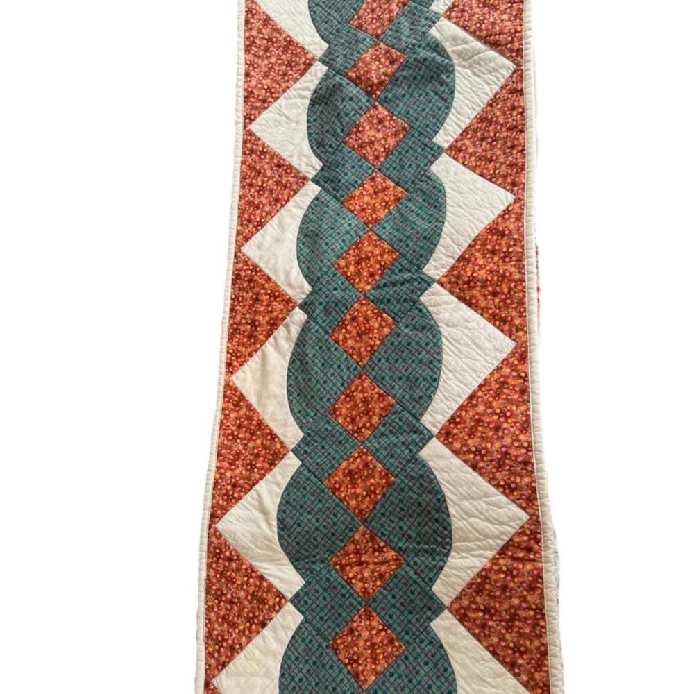 Colorful Patchwork Quilt Runner